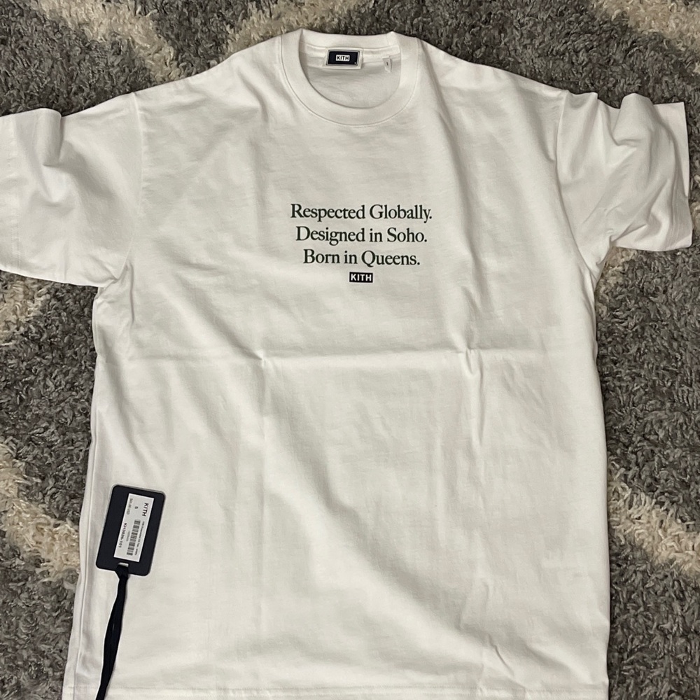 Kith Respected SS Tee Size Small White NWTs